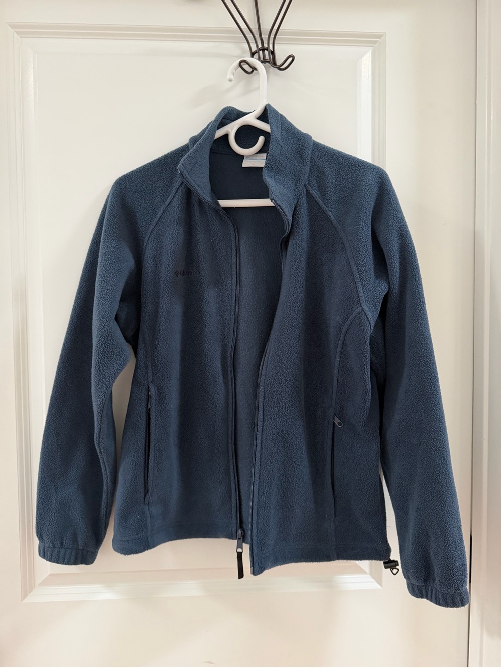 Columbia Blue Full-Zip Fleece Jacket